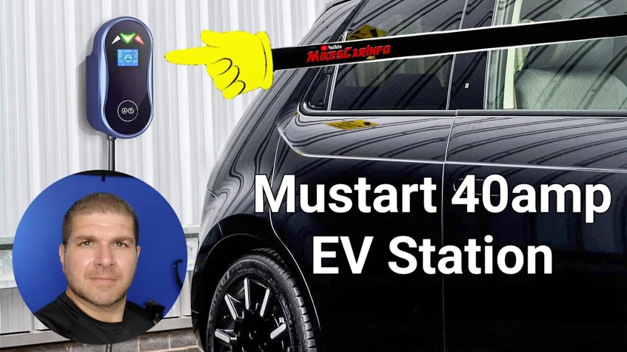 👉MUSTART Level 2 EV Charge Station, 16/25/32/40 Amp Charger, ETL Certified. Initial Impressions.