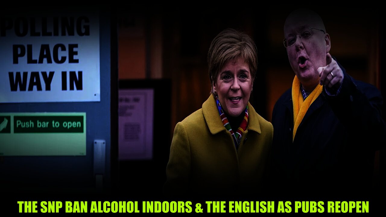 Nicola Sturgeon Allows Pubs To Reopen Indoors With No Alcohol & Tries To Unlawfully Ban The English