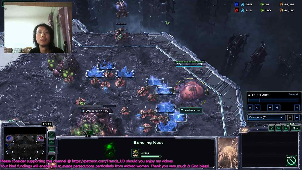 starcraft2 the funniest zvz on equilibrium :D :D :D