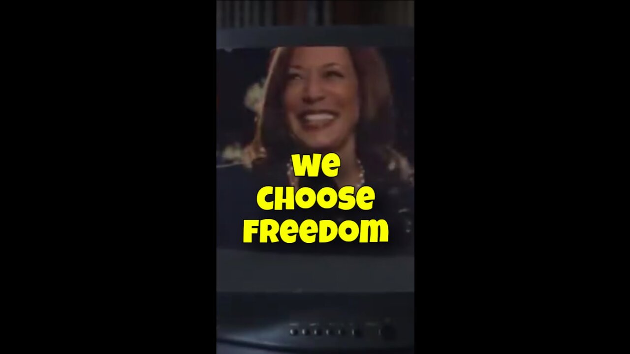 Kamala Harris "Chooses Freedom"... For Who?