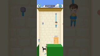 rescue cut rope puzzle 😎 #shorts