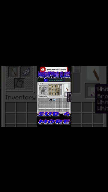 Magnifying Glass Banner | Minecraft