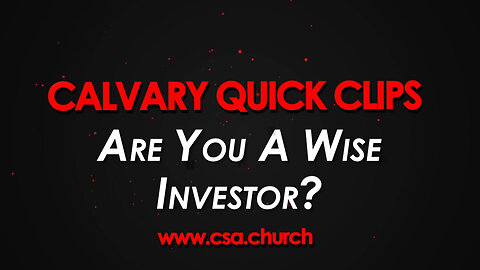 Are You A Wise Investor?