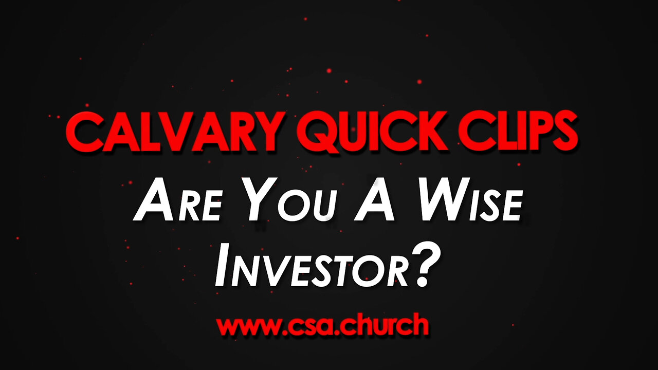 Are You A Wise Investor?