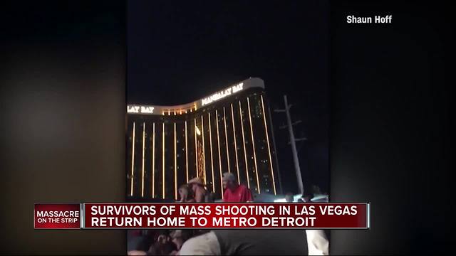 Metro Detroiters arrive home safe after escaping Las Vegas mass shooting