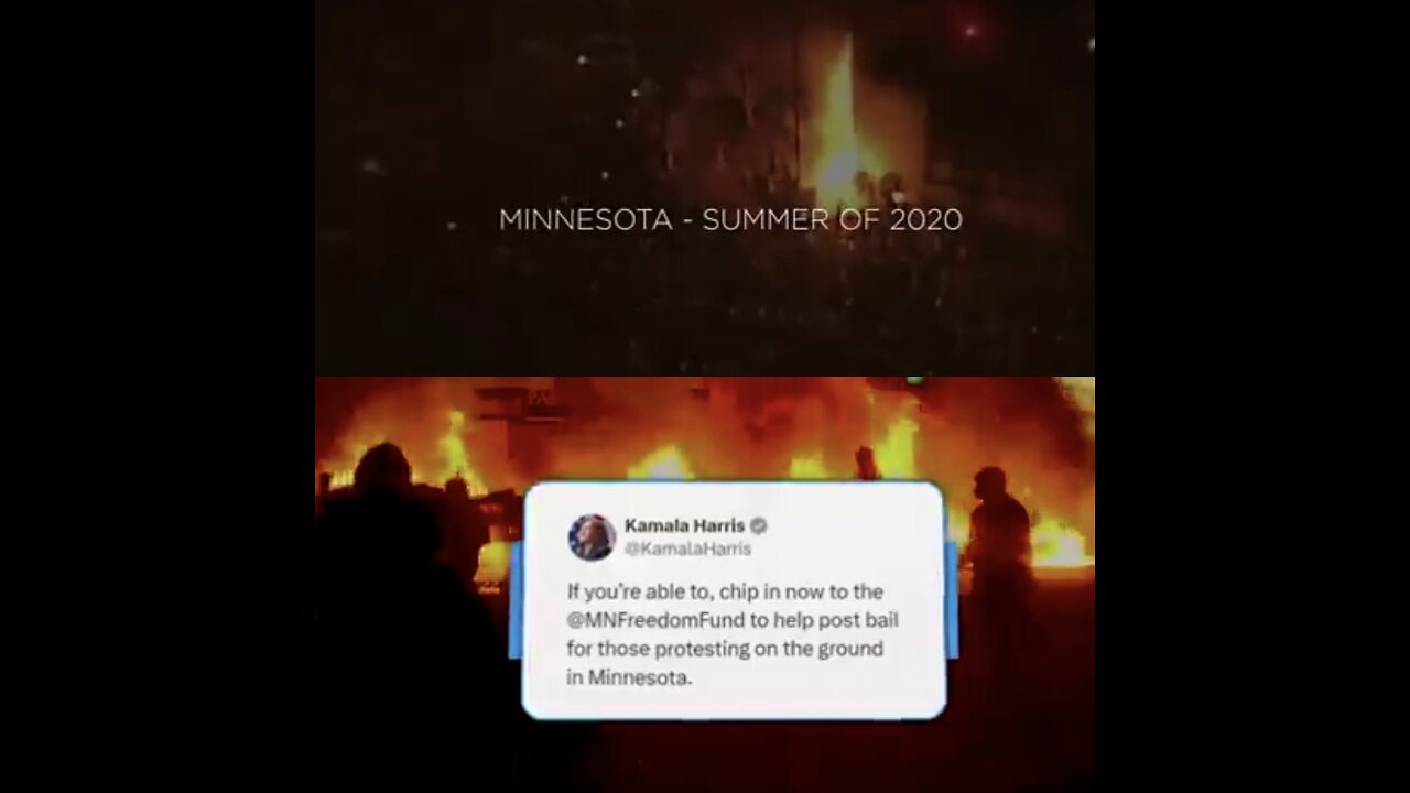 MINNESOTA - SUMMER OF 2020... ANTIFA / BLM RIOTS and KAMELA HARRIS