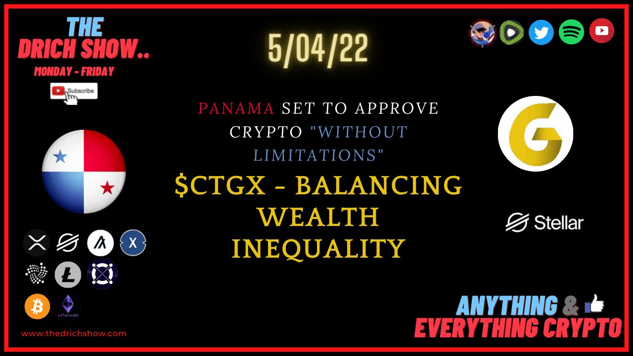PANAMA SET TO APPROVE CRYPTO "WITHOUT LIMITATIONS" $CTGX - BALANCING WEALTH INEQUALITY