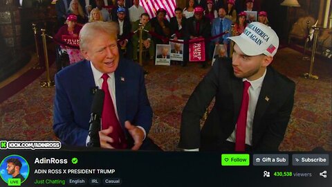 Donald Trump walked out to ‘Many Men’ on Adin Ross’ stream 🔥