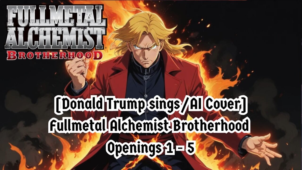 [Donald Trump AI Cover] Fullmetal Alchemist Brotherhood Openings 1 - 5