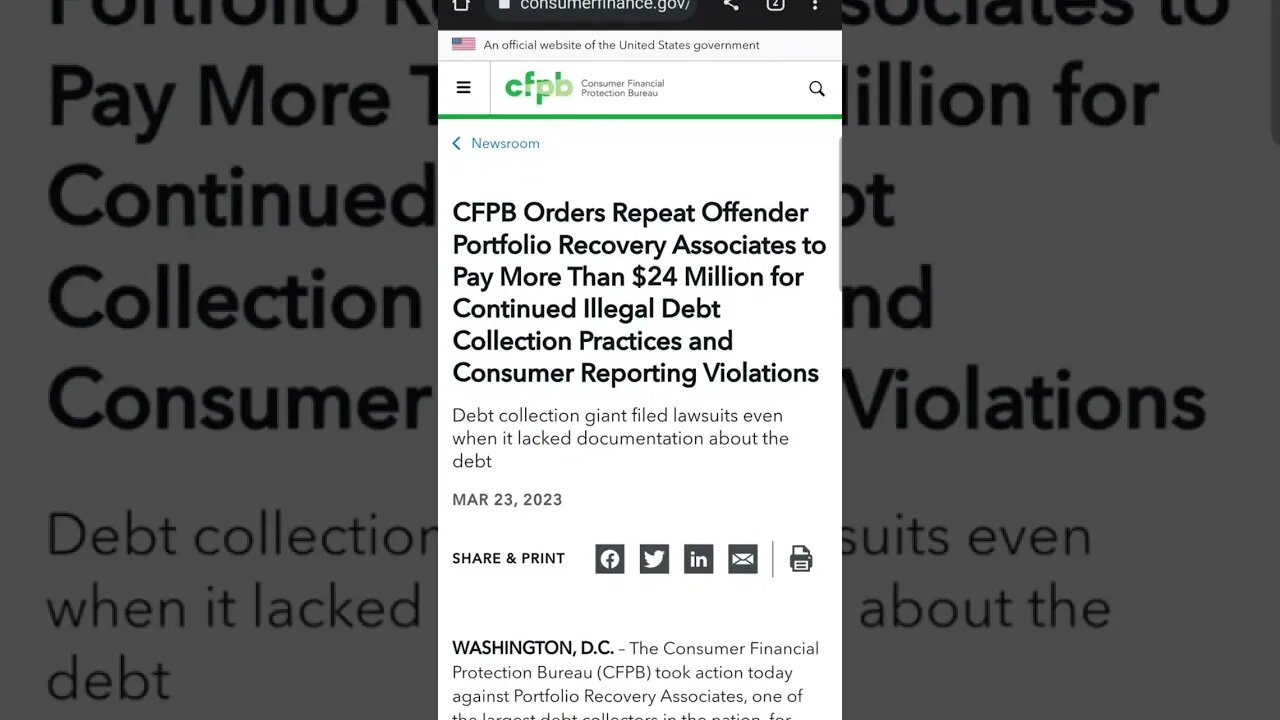 portfolio recovery associates being sued. The tables have turned! #creditrepair