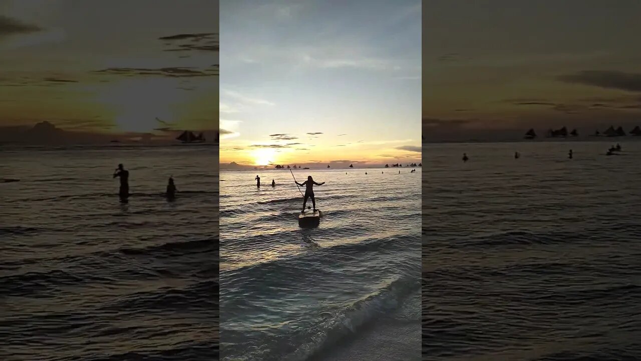 Scary! & Fun on a SUP in Boracay #boracay #sup