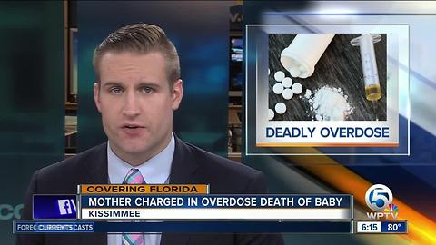 Woman charged in infant son's fatal fentanyl overdose in Florida