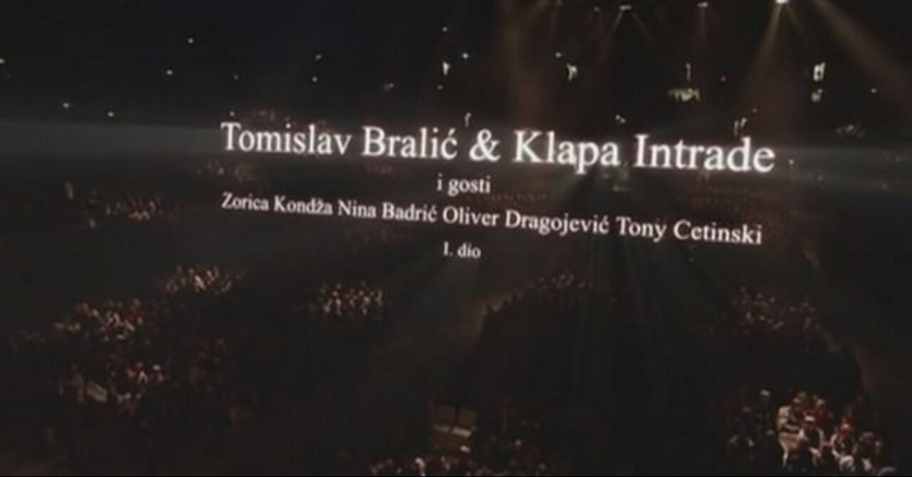 Tomislav Bralic i klapa Intrade iz Arene 08.12.2011, koncert