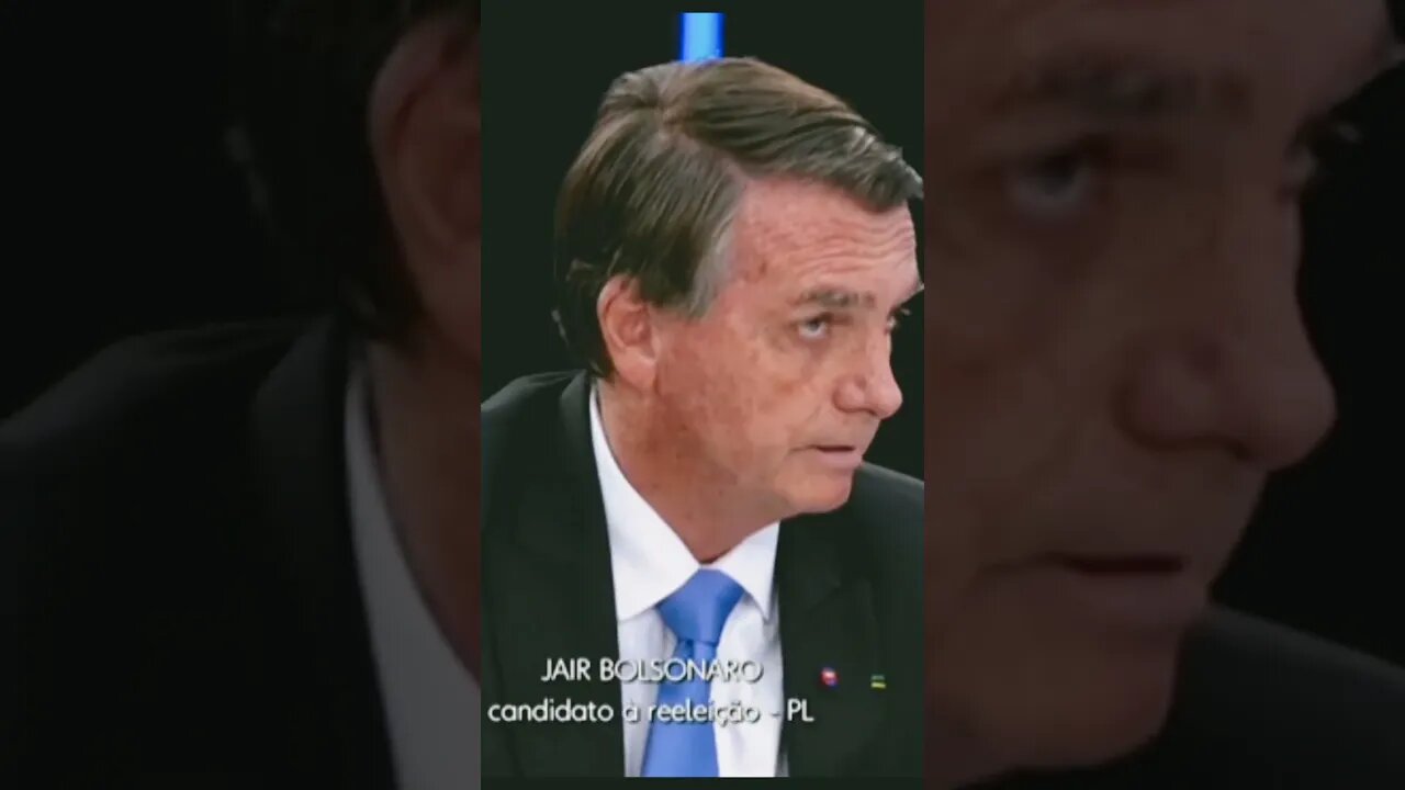 Olha o que Bolsonaro falou ao Willian Bonner no jornal nacional #shorts