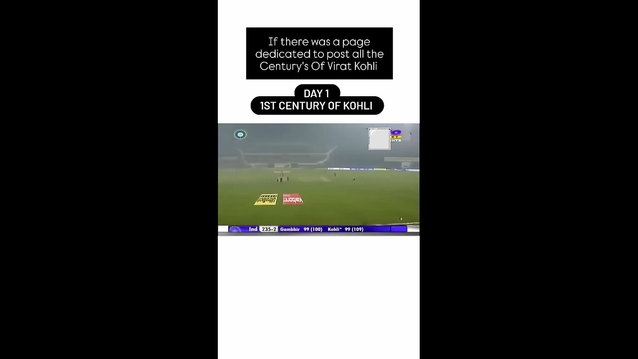 Virat Kohli 1st Century (International)