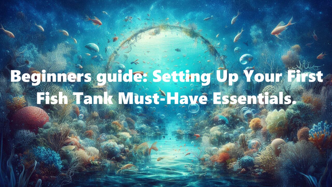 Beginners guide: Setting Up Your First Fish Tank Must-Have Essentials.