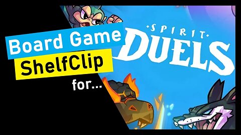 🌱ShelfClips: Spirit Duels (Short Board Game Preview)