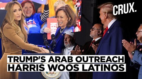 Harris Ropes in JLo To Court Latino Votes, Trump Visits Largest Arab-majority City | US Elections