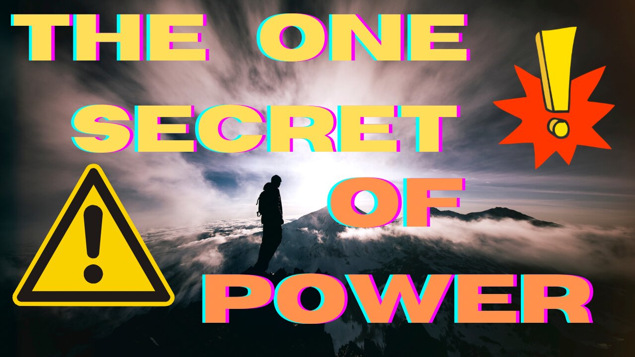 THE ONE SECRET OF POWER 🤯🤩⚡️(and it’s a trainable skill) #power #onething #storrytelling #tarotary