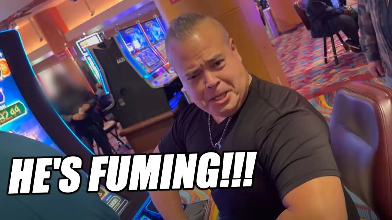 HE WAS UPSET I WAS WINNING MORE THAN HIM! LANDING A JACKPOT ON A MYSTERY PICK W/ 20 Free Games!!