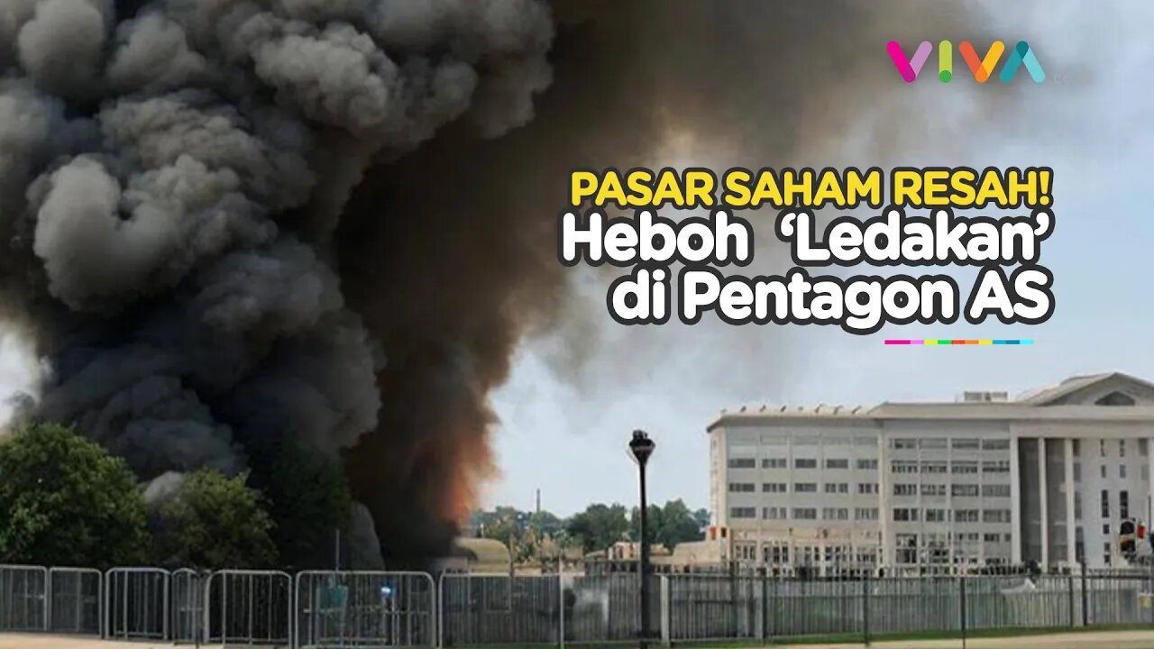 Gedung Pertahanan Pentagon Meledak Dahsyat, Begini Faktanya!