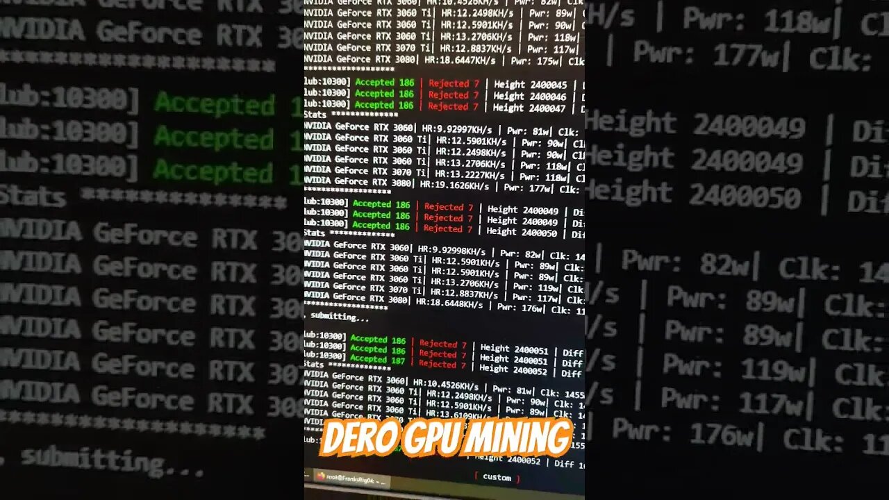 😵 DERO GPU MINING - Minerando DERO com placas de vídeo - Minerador AstroNV 😵