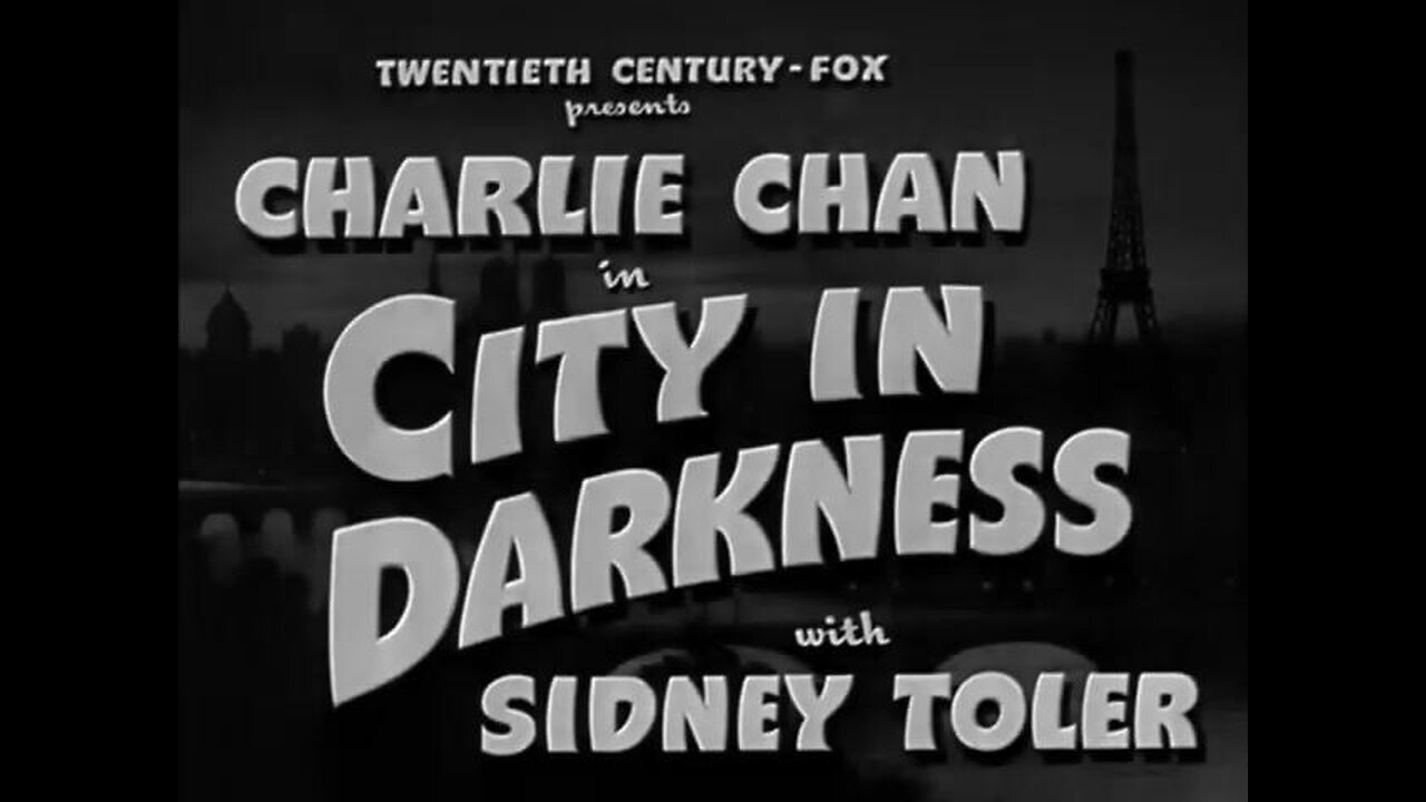 Charlie Chan in City of Darkness (1939) B&W Crime/Detective Film