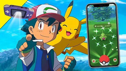 🎮 O QUE VAI ACONTECER COM ASH E PIKACHU?! Pokémon Ash Gray! Larvitar Shiny no Pokémon GO?!