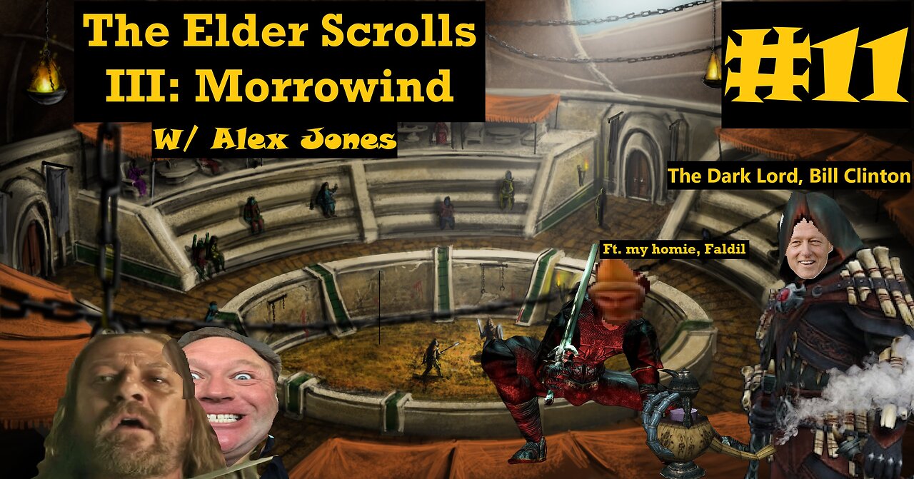 [Morrowind] ALEX JONES, ASSASSIN AND ARENA WELP!! #11 - The Elder Scroll 3: (2024) w/ Immersive Mod