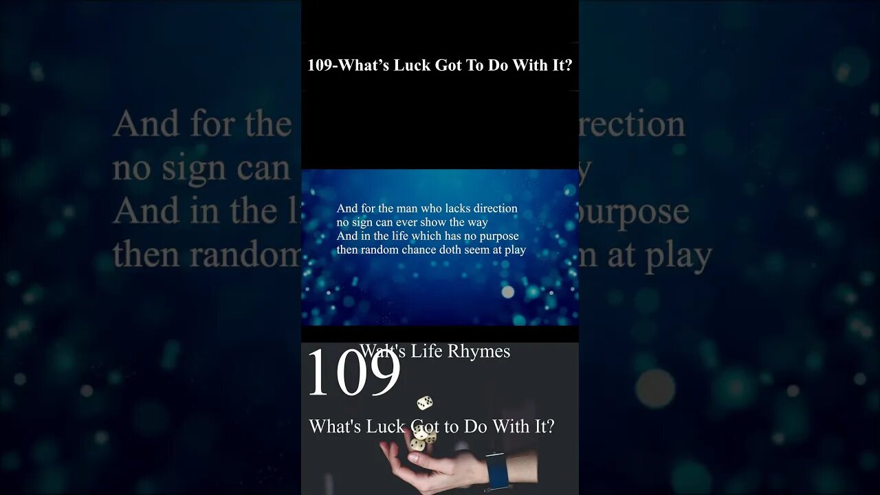 109-What's Luck Got To Do With It #short