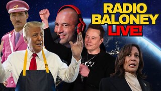 Radio Baloney Live! Trump On Rogan, Attack On X, MAiD In Canada, Trudeau, Kamala, Election Polls