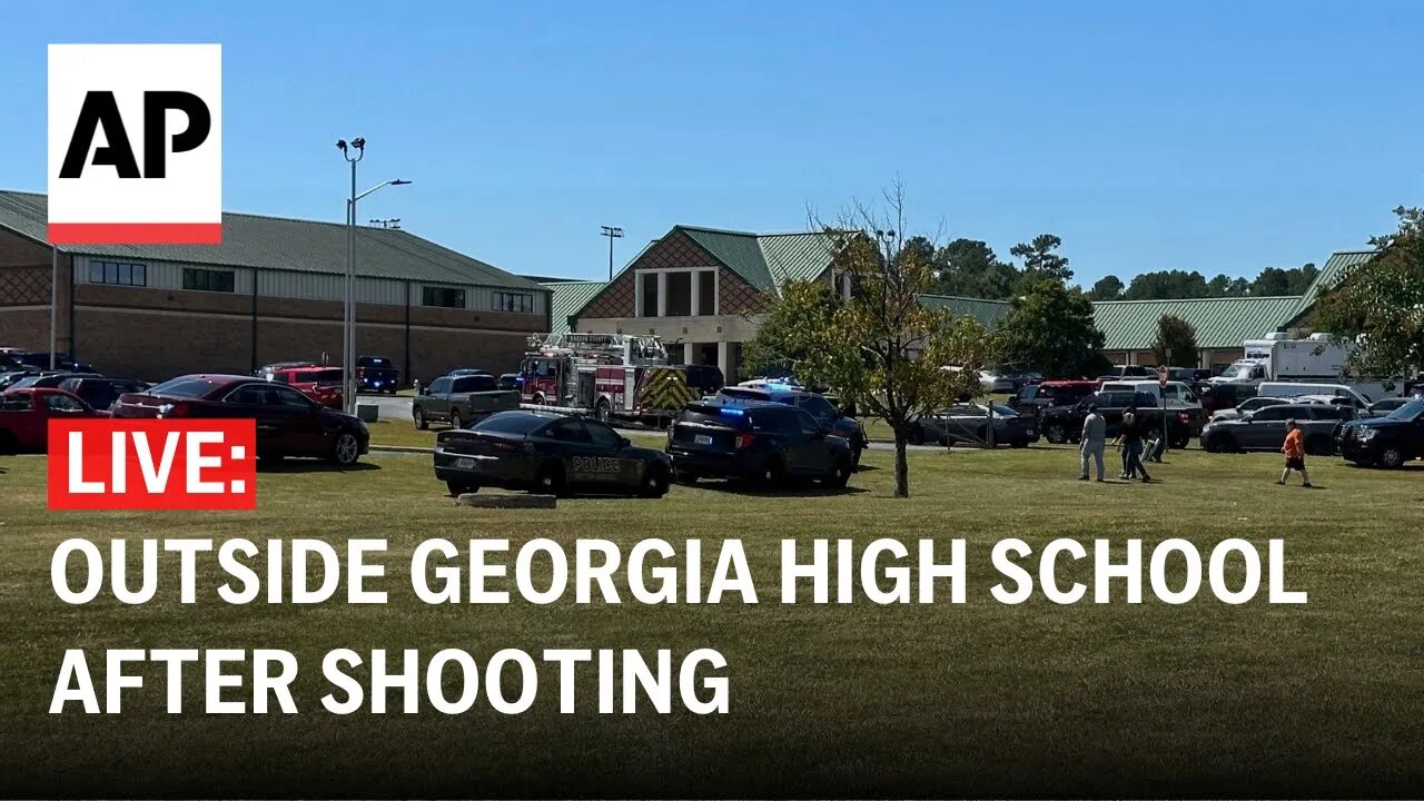 LIVE: Outside Apalachee High School in Georgia after shooting