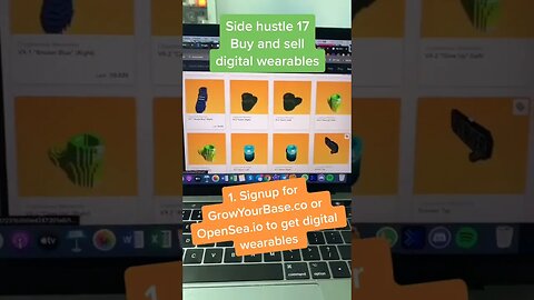 Buy and sell digital wearables. Re-list the items on OpenSea to sell // Hack Finance Series