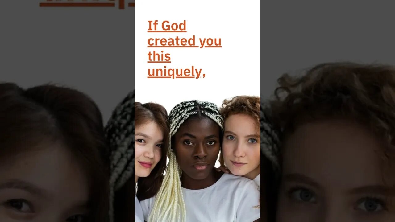 God created you uniquely #shorts
