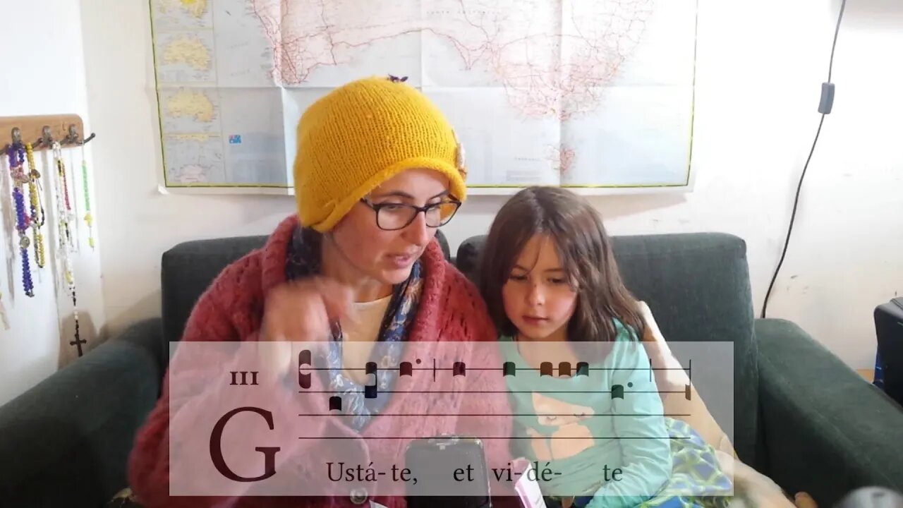 Kids' Online Chant Course: Gustate et Videte - communion antiphon