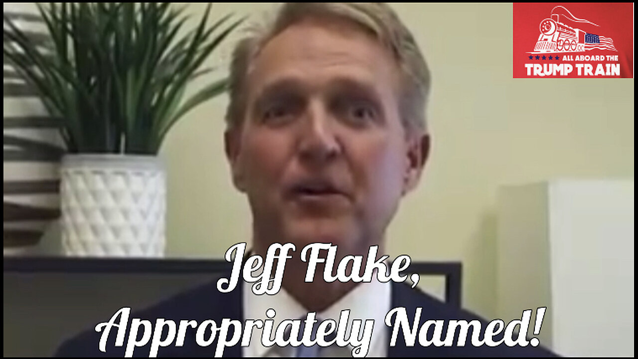 Jeff Flake Is Still A Dope, Endorses Kamala!