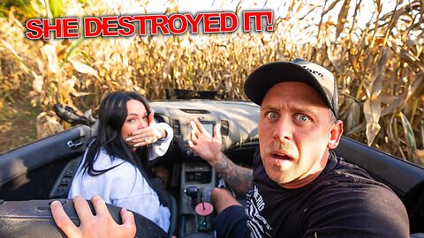 She Destroyed My Dream Car & The Corn Field! It Was Fun While It Lasted!