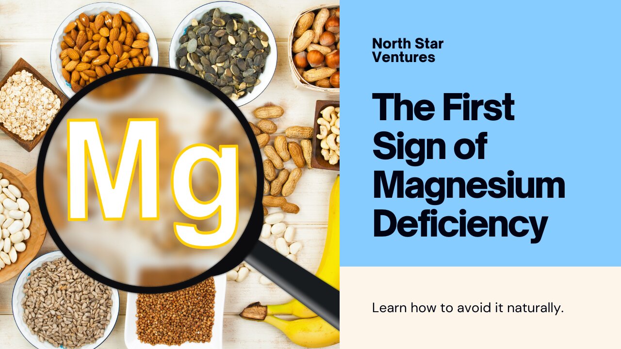 The First Sign of Magnesium Deficiency & How to Avoid It