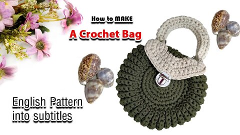 How To Make A Crochet Round Bag l Crafting Wheel