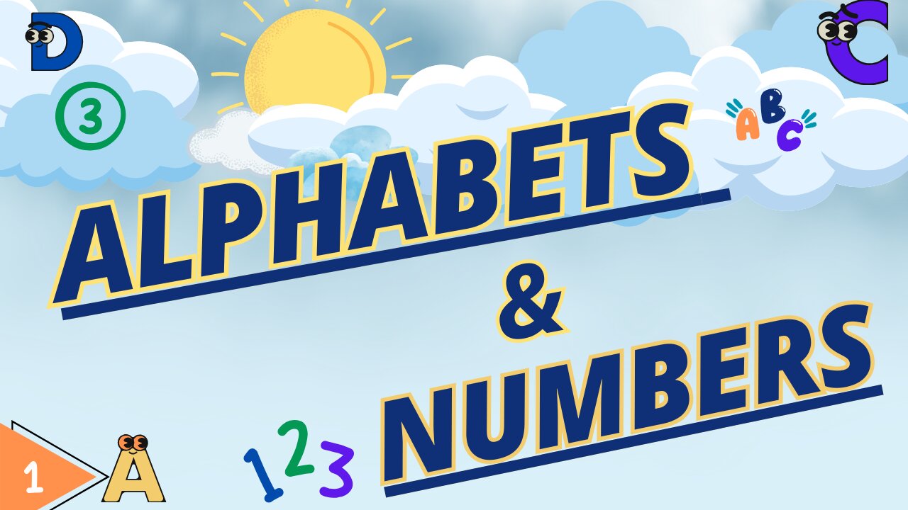 Alphabets and 123 | Learn the ABCs and numbers in a fun and easy way! | ABC Sing & Play