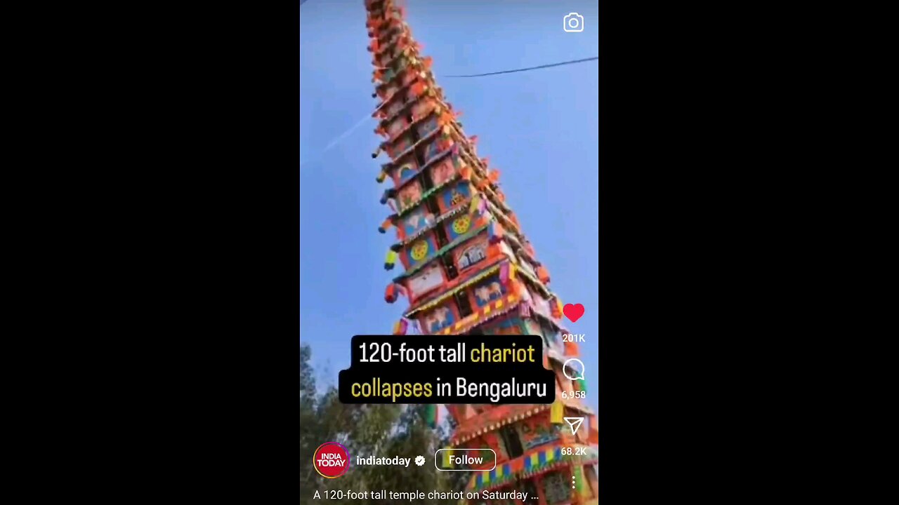 Hindu structure collapse in Bengaluru