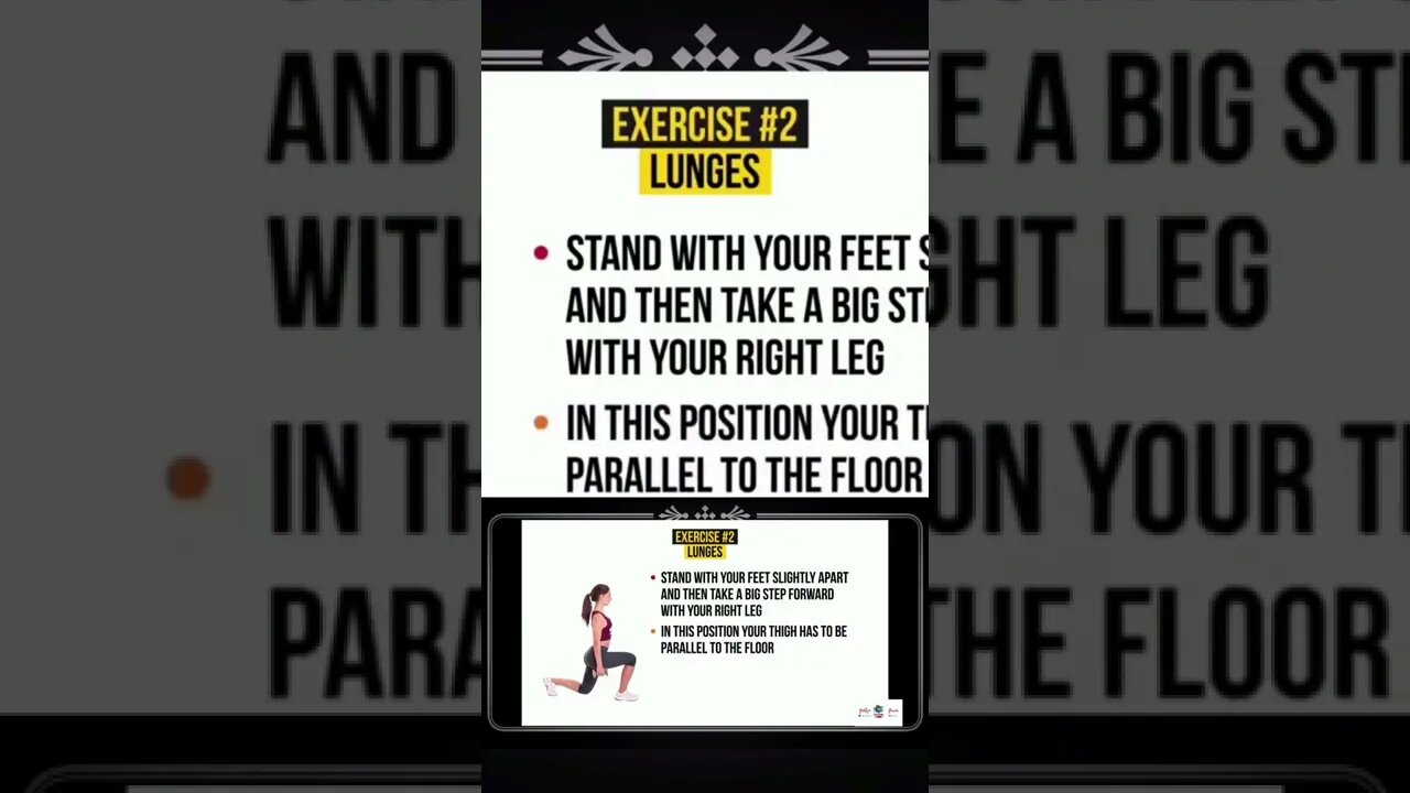 Exercises to Lose Thigh Fat Fast || Lunges Workout || #shorts