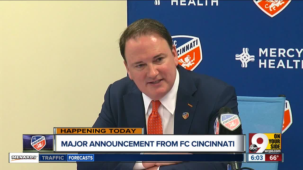 FC Cincinnati to make ‘major club announcement' today