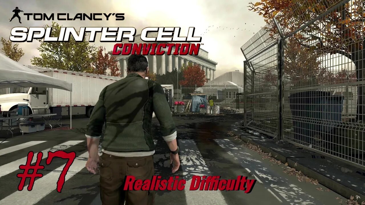 Tom Clancy's Splinter Cell Conviction: Realistic Difficulty Part 7 Lincoln Memorial