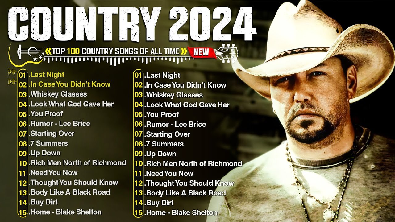 Country Music 2024 - Morgan Wallen, Brett Young, Luke Combs,Chris Stapleton,Kane Brown, New Country