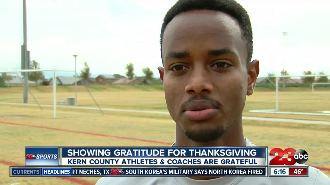 Bakersfield athletes and coaches share gratitude