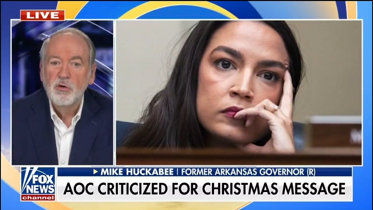 Mike Huckabee SCHOOLS AOC For Her Ignorant Christmas Message