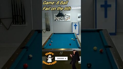 🎃fail on the 6th🎃 #8ballpool #shorts #Halloween