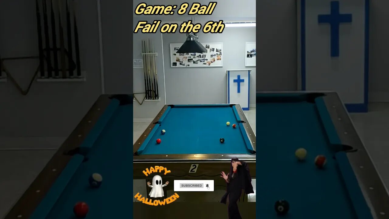 🎃fail on the 6th🎃 #8ballpool #shorts #Halloween