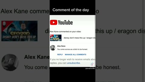 Comment of the day #short